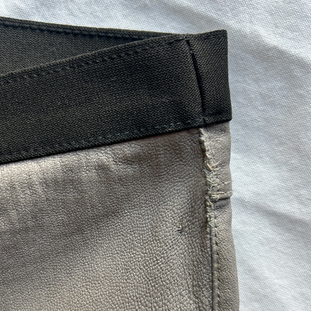 Theory - Ima Maximus lambskin leather pants / size 4 / Gray - Picture 9 of 15